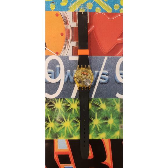 Swatch watch WORLD ORDER LK136 1992 Standard Ladies New Old Stock with battery - Picture 6 of 7